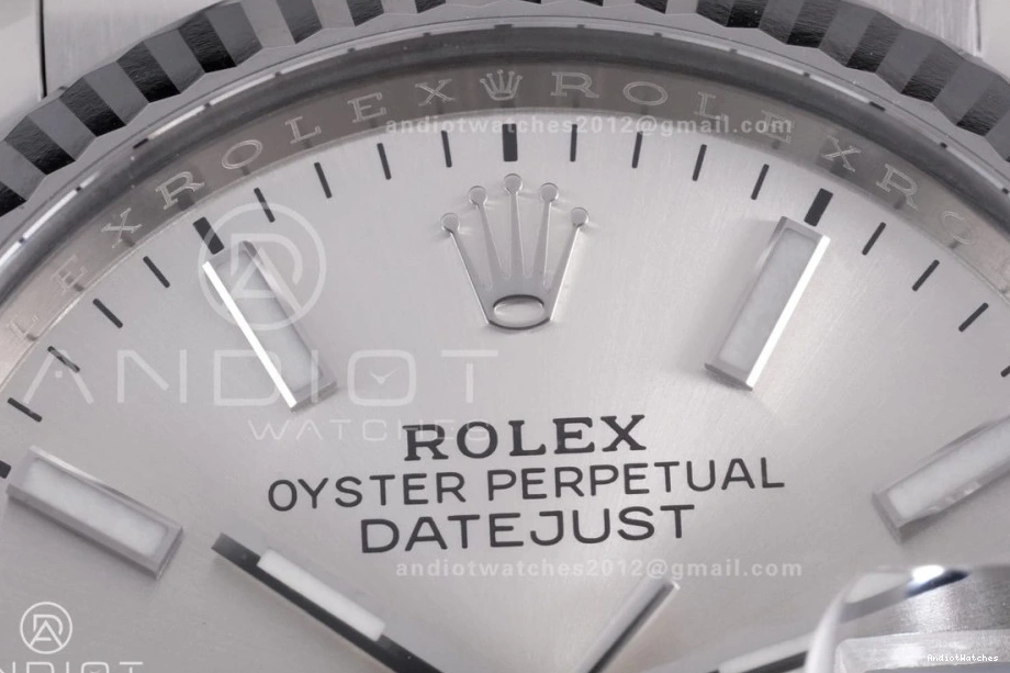 Stick 904L Best Silver 568 on 126234 Dial Jubilee DateJust 1:1 Edition Bracelet Clean SH Steel WellDesigned 36 0116